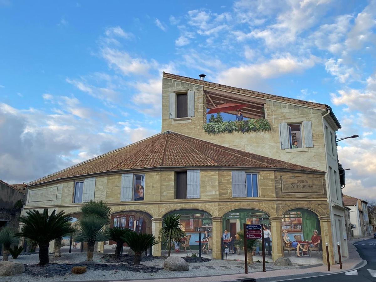 L'Esplanade, Appartement En Centre-Ville Au Calme Puisserguier Buitenkant foto